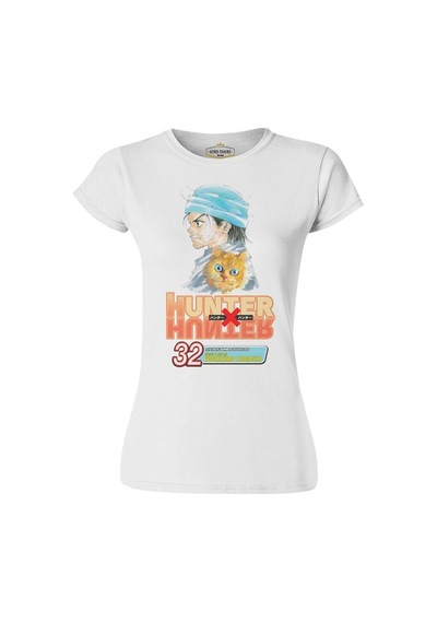 Hunter X Hunter - Goes On İndefinite Beyaz Kadın Tshirt 001