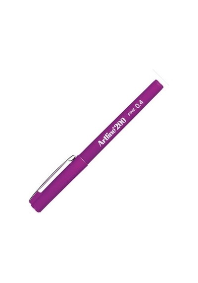 Artline 200N Fine Keçe Uçlu Yazı Kalemi Uç 0.4 Mm Magenta