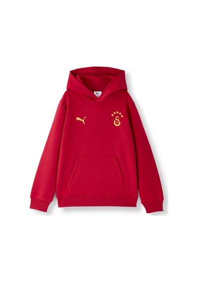 Gsstore Galatasaray Puma Çocuk Kapüşonlu Sweatshirt 78291424 Kırmızı