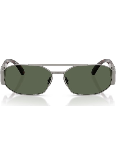 Versace Ve 2287 100171 58 Erkek Geometrik Gri Metal Güneş Gözlüğü Gri