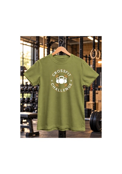 Segungear Cfchallenge Erkek Regular Fit Baskılı Spor Tişört Haki - 933732777 Haki