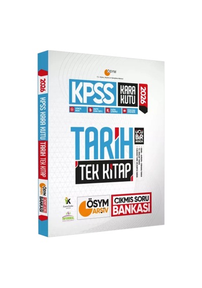 2026 Kpss Tarihin Kara Kutusu Ve Tarih Cepte Konu-soru-cevap Konu Özetli Dijital Çözümlü 2li Set