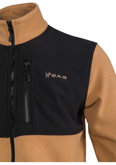 2as Cliff Erkek Parçalı İnce Polar Sweatshirt Camel