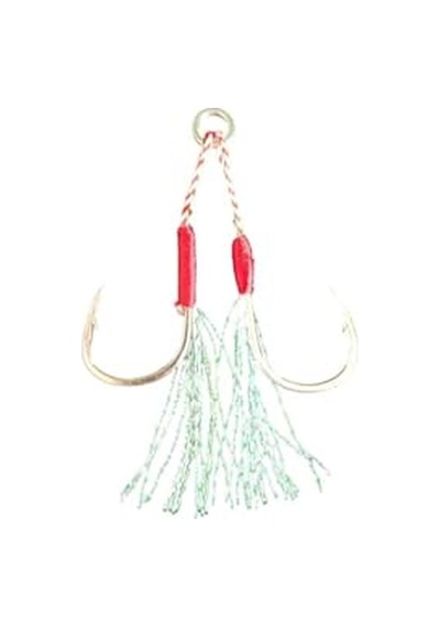 S.f. Jig Çiftli Assist İğne - 2 Adet Çiftli - Jig Yardımcı Kanca - 45g - 65g Arası Jigler İçin