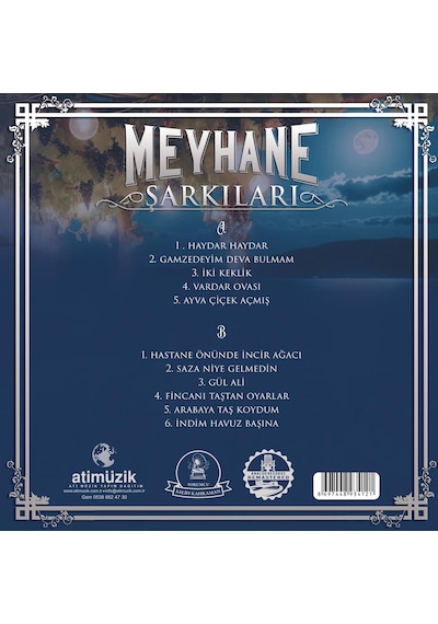 Meyhane Şarkıları - Yorumcu:salih Kahraman Plak
