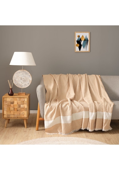 Karaca Home Wilma Koltuk Örtüsü 170 x 210 CM Bej