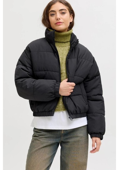 Jack & Jones Jxtracy Kadın Mont Siyah