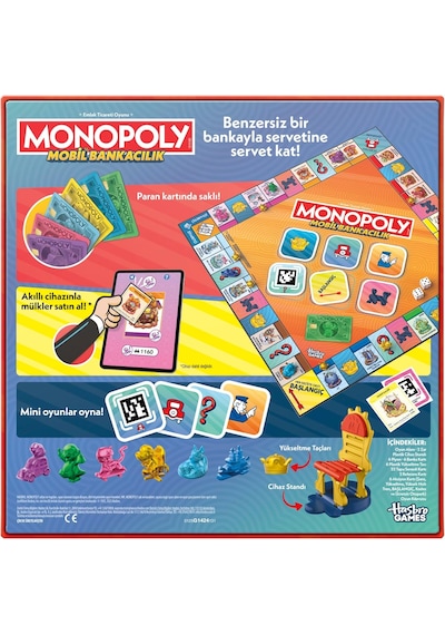 Hasbro Monopoly Mobil Bankacılık Kutu Oyunu