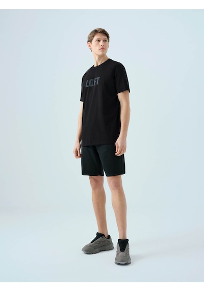 Loft Siyah Erkek T-shirt Lf2038461 Siyah