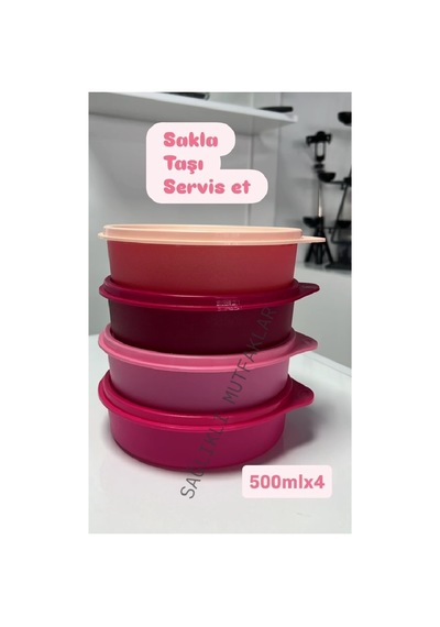 Bonibon Kase 4'lü Set 500ml Çok Renkli