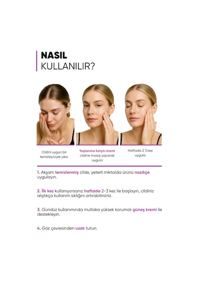 Mia Klinika Cilt Yenileyici Ve Yaşlanma Karşıtı Retinol Kolajen Krem 50 ML