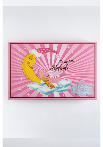 Bebek Hediyelik Madlen Çikolata Pembe 84lü