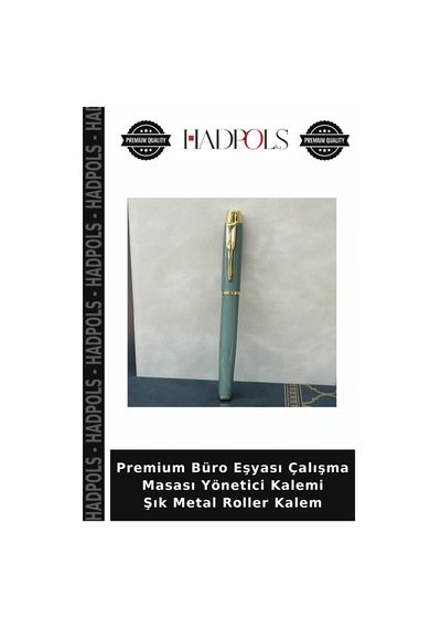 Premium Büro Eşyası Çalışma Masası Yönetici Kalemi Şık Metal Roller Kalem