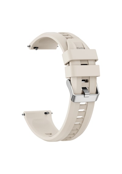 Huawei Watch Gt3 / Gt4 / Gt5 / Gt5 Pro / Gt6 / Gt6 Pro 46mm Uyumlu Metal Tokalı Spor Silikon Kordon