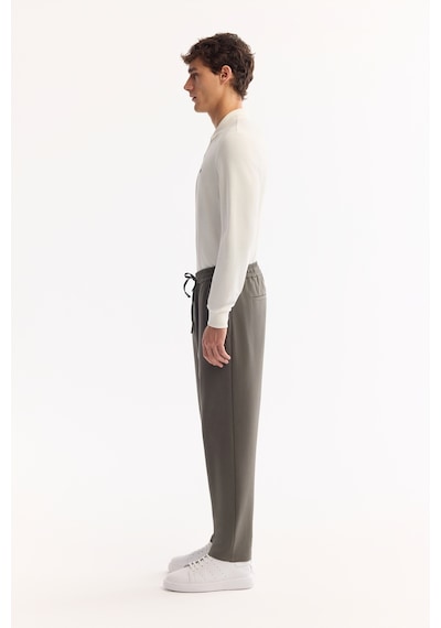 Avva Erkek Haki Beli Lastikli Bağcıklı Kolay Ütülenen Jogger Relaxed Fit Pantolon A52y3041 Avva Erkek Haki Beli Lastikli Bağcıklı Kolay Ütülenen Jogger Relaxed Fit Pantolon A52y3041