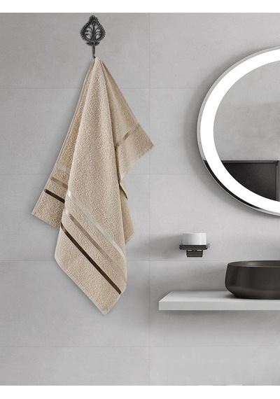 Banyo Havlu Seti 4 Lü Bale Bej