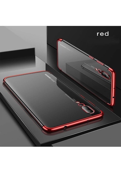 Huawei Y9 Prime 2019 Köseleri Renkli Seffaf Kamera Kor. Kilif 378751895