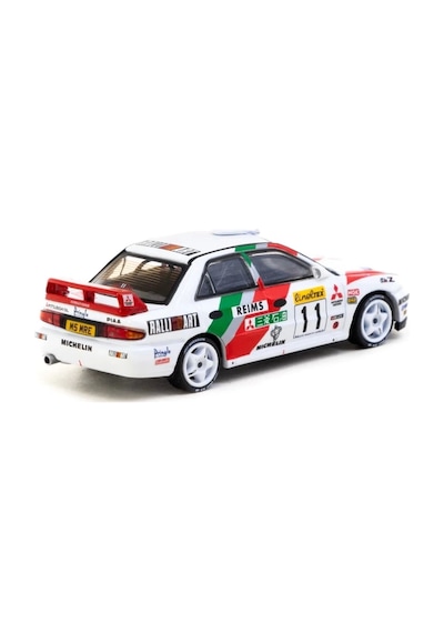 Tarmac Works 1/64 Mitsubishi Lancer Evolution Iı Rallye Monte-carlo 1995 11 Çok Renkli