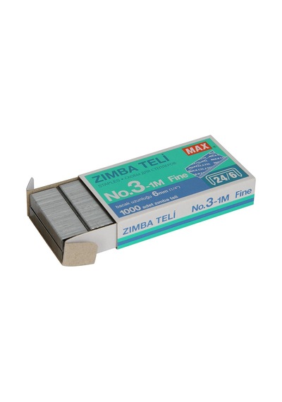 Max 600302 Zımba Teli No 3-1m 24/6 - 20 Kutu