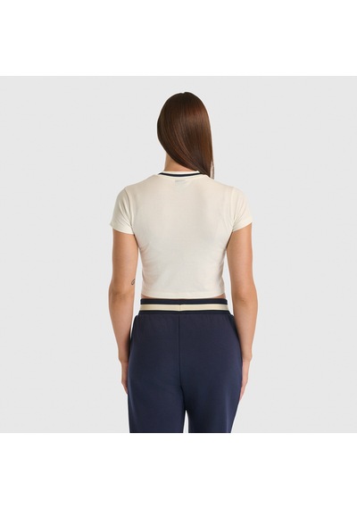 New Balance Nb Lifestyle Women Tshirt Kadın Bej T-shirt - Wnt3501 Krem