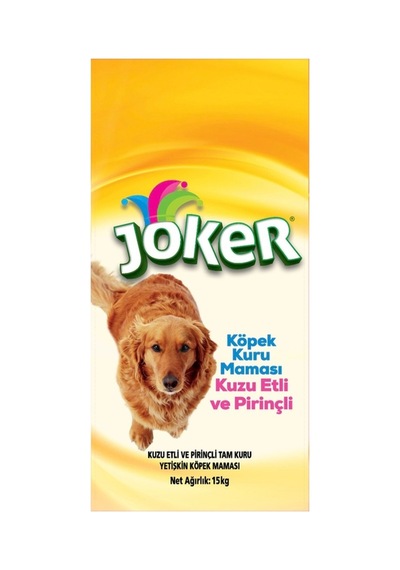 Köpek Maması Kuzu Etli Ve Pirinçli 15 Kg Yeni Tarihli Üretim