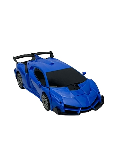 Uzaktan Kumandalı Robota Dönüşen Araba Ferrari - Mavi