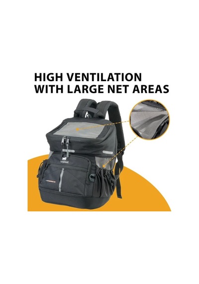 Ferplast Voyager 400 Evcil Hayvan Taşıma Çantası Siyah 33x23x41cm