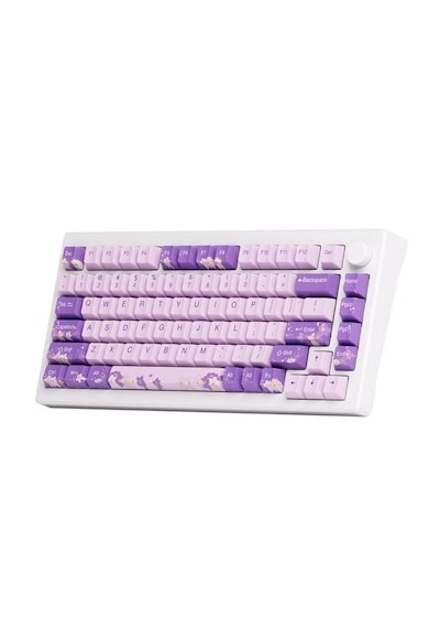 Akko MOD 007 HE PC Purple Melody Hall Effect Cream Yellow Magnetic Switch RGB Mekanik Oyuncu Klavye