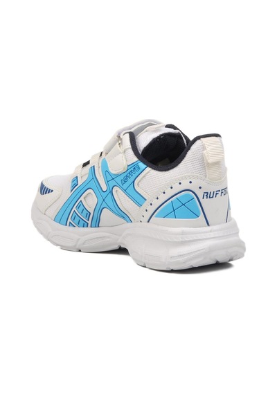 Beyaz Lacivert Cırtlı Fileli Hafif Unisex Çocuk Spor Ayakkabı F Beyaz - Lacivert Beyaz Lacivert Cırtlı Fileli Hafif Unisex Çocuk Spor Ayakkabı F Beyaz - Lacivert