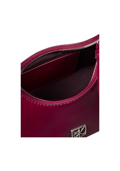 Calvin Klein Emblem Leather Mını Shoulder B-15555 Pembe
