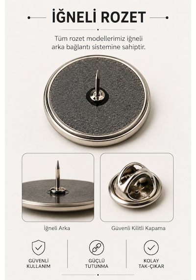 Renkli Unicorn Figürlü Metal Rozet Çanta Kıyafet Ve Çocuk Aksesuarı Gri