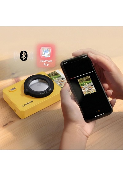 Z5s İnstant Kamera Ve Fotoğraf Yazıcısı - Şipşak Fotoğraf Makinesi-yellow