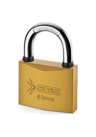 Sgs Sarı Boyalı Asma Kilit 25mm Sgs1341 1 Adet