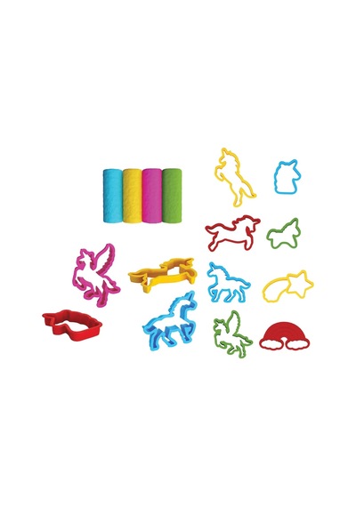 Unicorn Oyun Hamur Seti 200 Gr. - Oyun Hamuru Seti - Hamur Setleri - Hamur Kalıpları - Boynuzlu At Renkli
