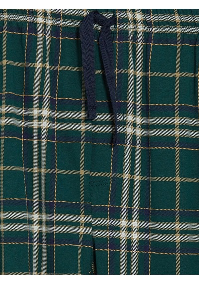 LC Waikiki Lc Waıkıkı Yeşil Regular Fit Ekose Erkek Pijama Alt