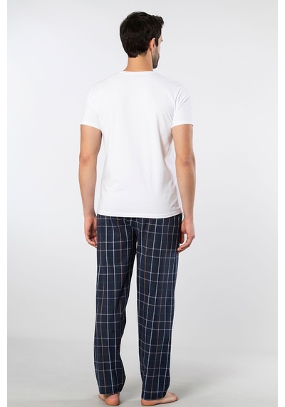 Cacharel Erkek Dokuma Pijama Takımı 2238/lacivert 6 Lacivert
