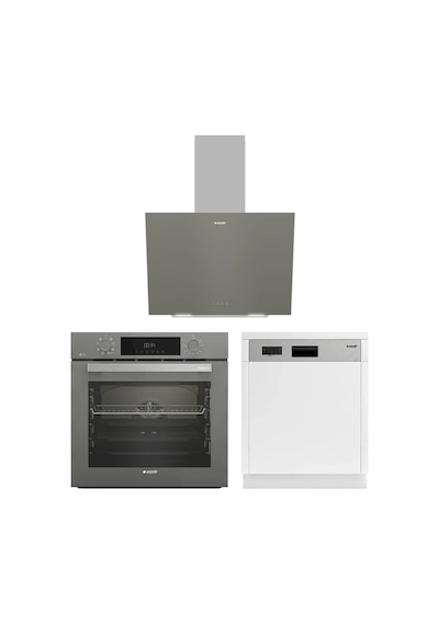 Arçelik AFC 342 G A Fry - ADE 604-1 G - 9252 MI 3'lü Bulaşıklı Inox Ankastre Set