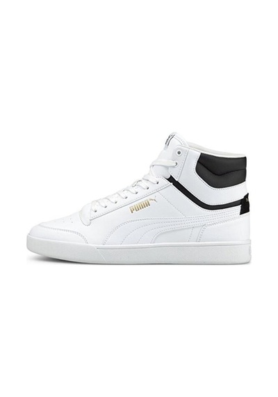 PUMA 38074801 SHUFFLE MID WHITE WHITE UNİSEX BASKET/SPOR AYAKKABI Beyaz