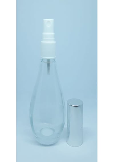Parfüm Şişesi 70 ML 6 Adet Boş Ampul Şişe Sarı Kapak Plastik Valf