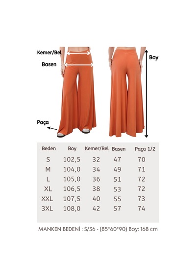 Penyebizden Pantolon Etek-kayısı