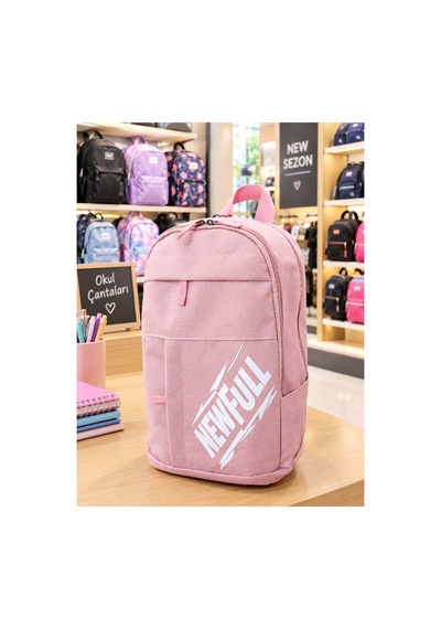 Newfull Okul Sırt Çantası Pembe
