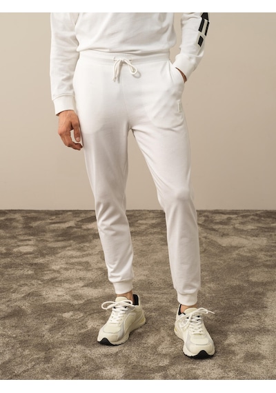 Xint Ekru Regular Fit Pamuk Sweat Pantolon 380155 Beyaz