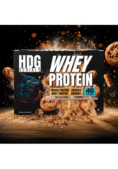 Hdg Serials %100 Whey Protein Cookie Aromalı 48'li Saşe 30 G Protein Kurabiye