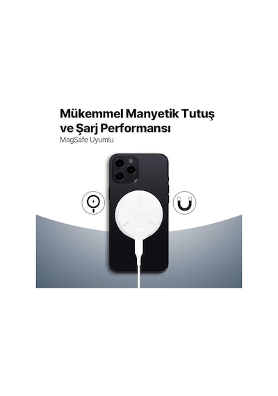 Ttec Aircharger M Pro Qi2/magsafe Özellikli 15w Apple Uyumlu iPhone /android Kablosuz Hızlı Şarj Aleti Ttec Aircharger M Pro Qi2/magsafe Özellikli 15w Apple Uyumlu iPhone /android Kablosuz Hızlı Şarj Aleti