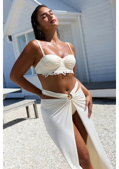 Penti Ekru Valeria Half Band Bikini Üstü