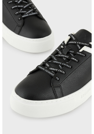 Armani Exchange Bayan Ayakkabı Xdx133 Xv725 S277 Siyah-beyaz Beyaz