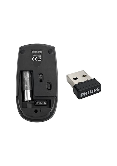 Spk7398b/38 1600 Dpı Sessiz Tıklama Siyah Kablosuz Ofis Mouse