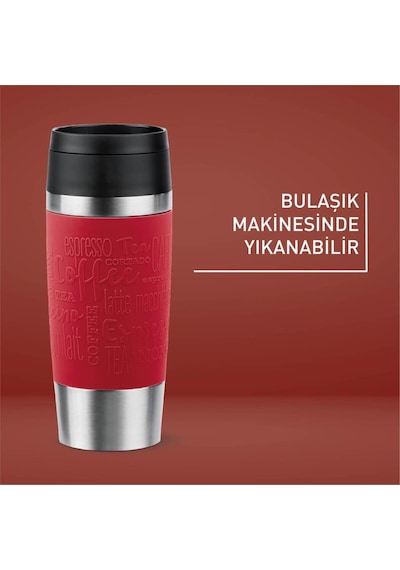 Travel Mug Termos Kırmızı - 0.36 L 002 Kırmızı