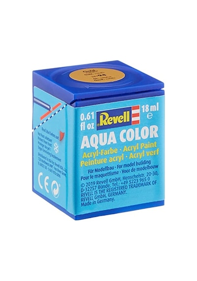 Su Bazlı Altın Metalik Maket Boyası - 18 Ml, Yüksek Kalite 0,15 L