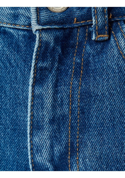 Koton Düz Paça Kot Pantolon Renk Bloklu Yüksek Bel Düğmeli Pamuklu - Longer Straight Fit Jean Orta İndigo 5wal40194md Indigo İndigo Koton Düz Paça Kot Pantolon Renk Bloklu Yüksek Bel Düğmeli Pamuklu - Longer Straight Fit Jean Orta İndigo 5wal40194md Indigo İndigo